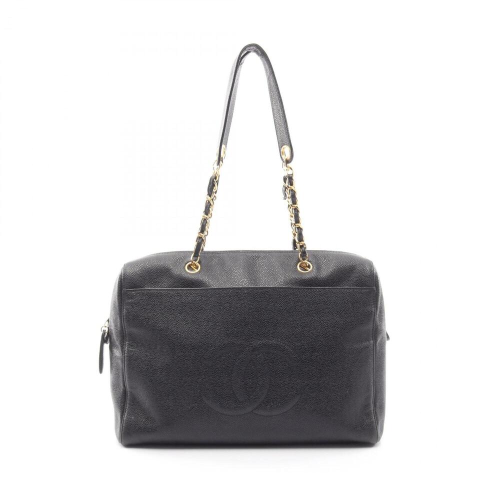 Chanel Coco Mark Shoulder Bag/Handbag, Caviar Leather (Grained Calfskin), Wom...